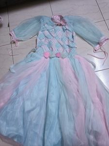 Cute Girls Dress To-To frock with detachable sleev