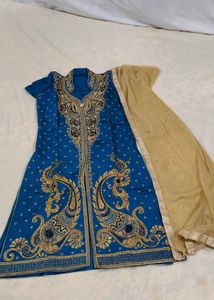 Anarkali Suit With Sequence Work Skirt &amp;  Dupatta