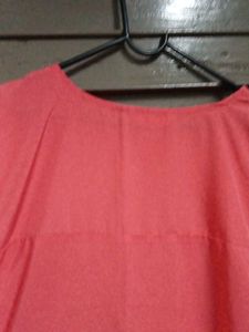 Pink Embroidered Kurta