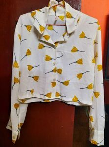 Floral Print Crop Top
