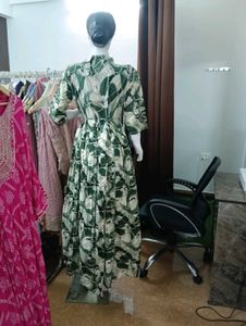 Ethnic Gown With Belt