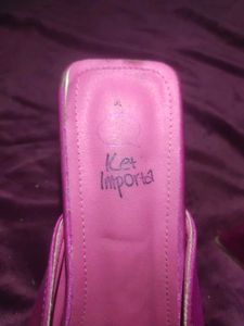 Pink Embellished Ballerinas