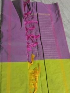 new saree Elegant Green &amp; Yellow Sare