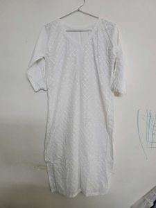 White Cotton Kurti