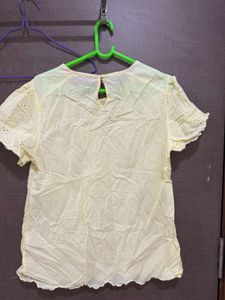 Eyelet Embroidered Top
