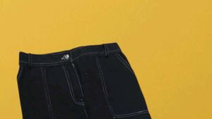 N@94 Size-28 Black Cargo Pants