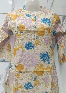 Floral Print Women's Kurta