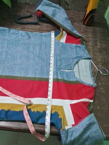 Vintage Color Block Tunic