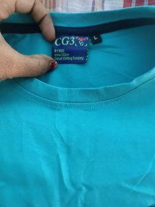 Blue Tshirt With Full Sleeves