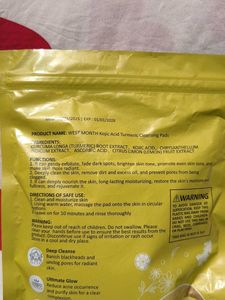Kojic Acid &amp; Turmeric Cleansing Pads 🎀
