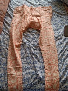 Coral Color Churidar Set