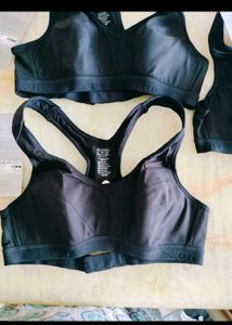 Jockey Combo Of 2 Black Sports Bras Fix Price