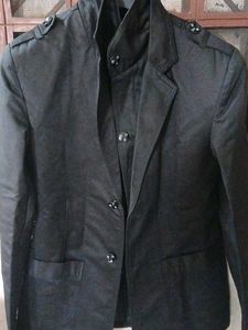 Black Military Style Blazer