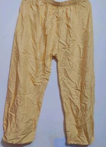 Cream Color Plazo For 30 Waist
