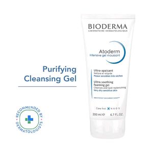 Sealed Bioderma Atoderm intensive gel moussant