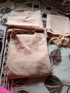 Kurti Dupatta And Bottom Wear For Women