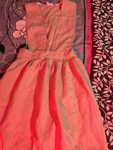 Khaki Skirt with Unique Detail