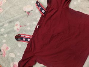 Maroon Casual Top