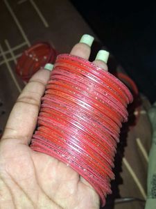 Red Bangle Set