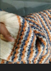 Striped Knit Sweater