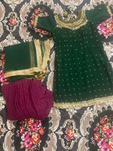 Elegant Green Salwar Kameez