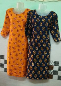 Floral Print Kurtas