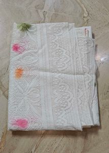 Floral Net Double Bedsheet