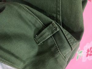 Olive Green Denim