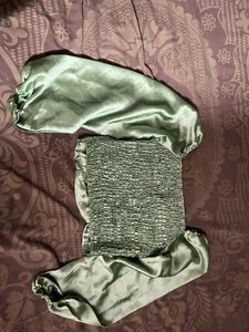 Crop Top Of Olive Green Color