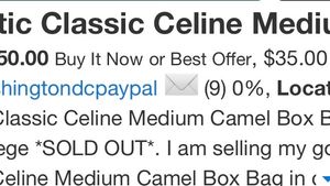 Celine Authentic bag (coded)