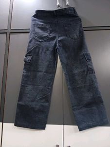 323. Wide Leg Cargo Jeans for women