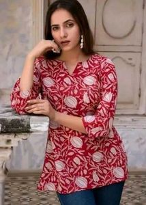 Printed Short Kurti