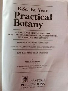 Botany Practical Book (B.Sc.1st Yr.)
