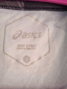 ASICS MEN SPORTS DRYFIT T SHIRT 44&#34; PREOWNED
