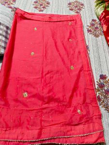 Red Embellished Indian Saree