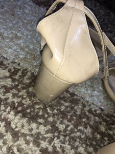 Nude 3inch Heels With Adjust able Straps