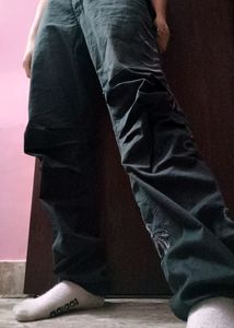 Unisex Vintage Embroidered Cargos