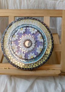 Pastel Flower Mandala Plate