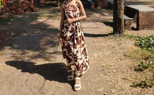 Floral Print Tie Strap Sundress