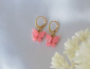 Butterfly Drop Earrings