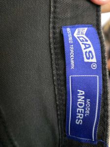 GAS Anders Jet Black Jeans