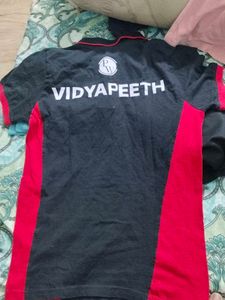 Red &amp; Black Polo T-Shirt
