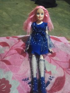 Blue Dress Doll