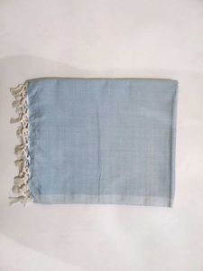 Sky Blue Plain Chadar Bhagalpuri