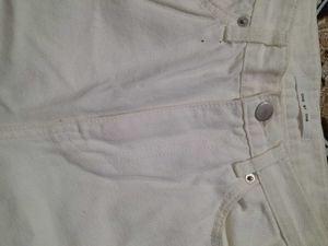 White High Waist Denim Jeans