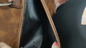 Brand New Brown Leather Laptop Bag with Multiple C