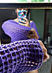 Crochet Summer Mesh Top