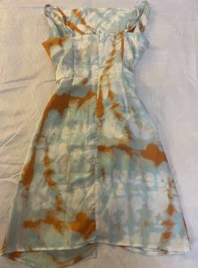 Cowl Neck Belted Slip Dress