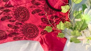 Pink Cold Shoulder Top
