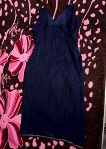 Elegant Navy Blue Kurta